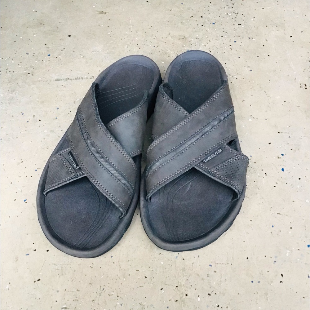 LONDON FOG LFM-Liverpool Slide Sandals, Style No. CG1390 - Picture 3 of 7